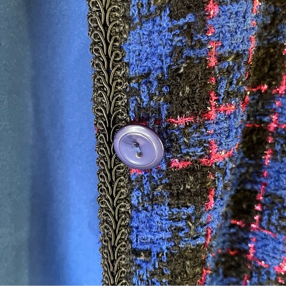 Nygard Collection Tweed Wool Blend Jacket Size 16 - Picture 8 of 10
